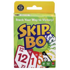 Mattel Kartenspiel JMY58, Skip-Bo, ab 7 Jahre, 2-6 Spieler