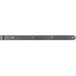 Ladenband DURAVIS® 600 ? 13 mm, gerade, Abschluss abgerundet, Material: Stahl, blau verzinkt, Oberfläche: schwarz-diamant