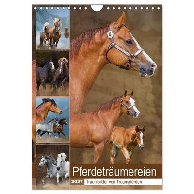 Pferdeträumereien - Traumbilder von Traumpferden (Wandkalender 2027 DIN A4 hoch), CALVENDO Monatskalender