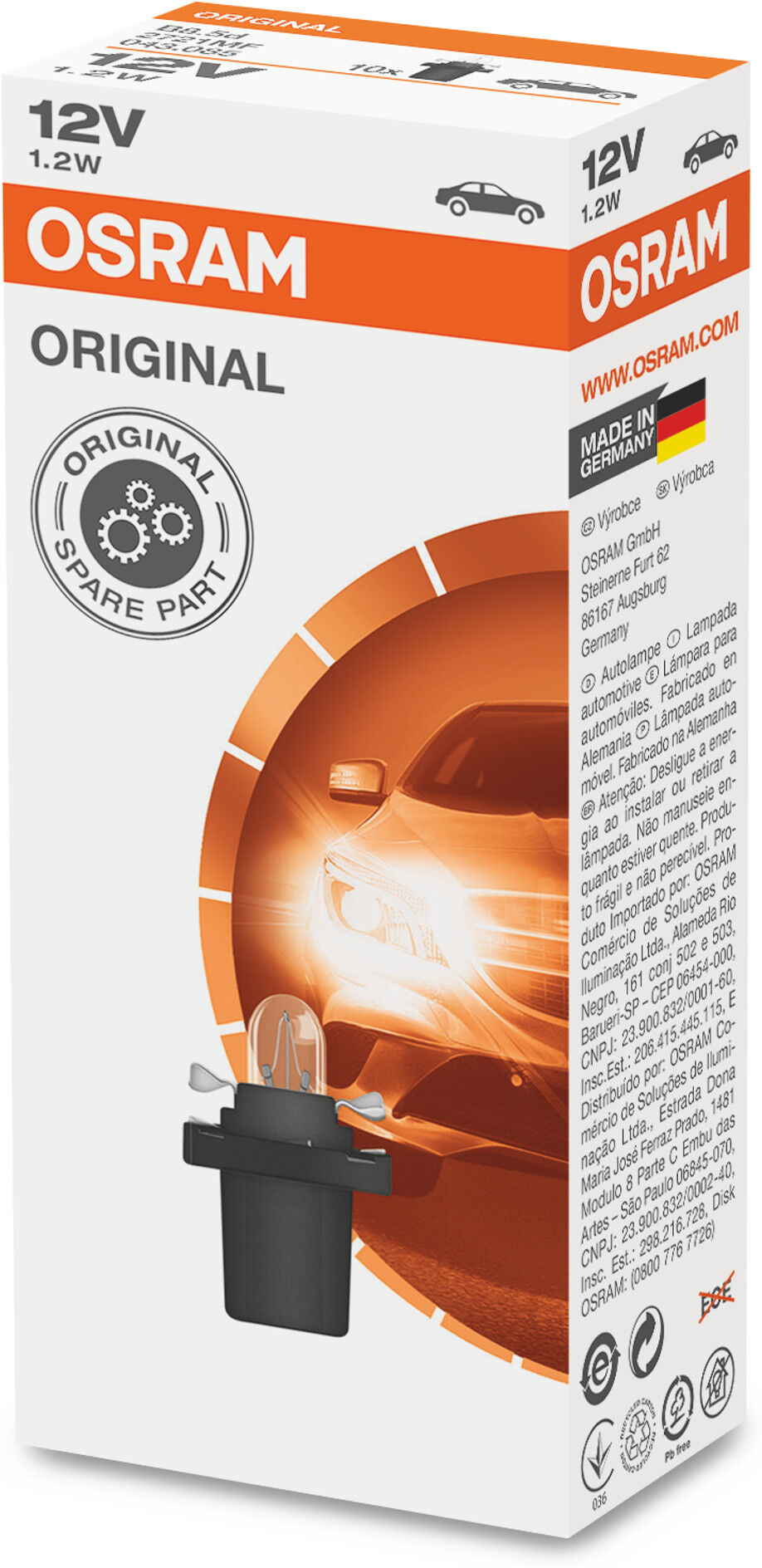 Osram Glühlampe, Innenraumleuchte 2721mf