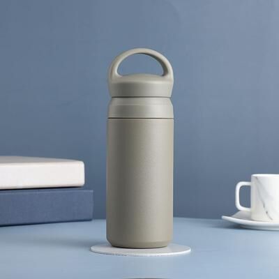 Uplifted Trends Stainless Steel Thermal Water Bottle High Capacity Portable Vacuum Tumbler With Durable Insulated Thermos & Filter gray 350ml