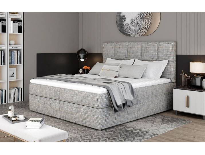 Xlmoebel Boxspringbett Designer Polsterbett Doppelbett Ehebett in modernem Design (1-St., Designer Polsterbett), Made in Europa