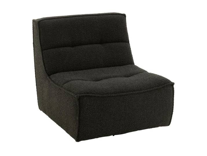 Fauteuil Pivotant  Cosy  97cm Noir