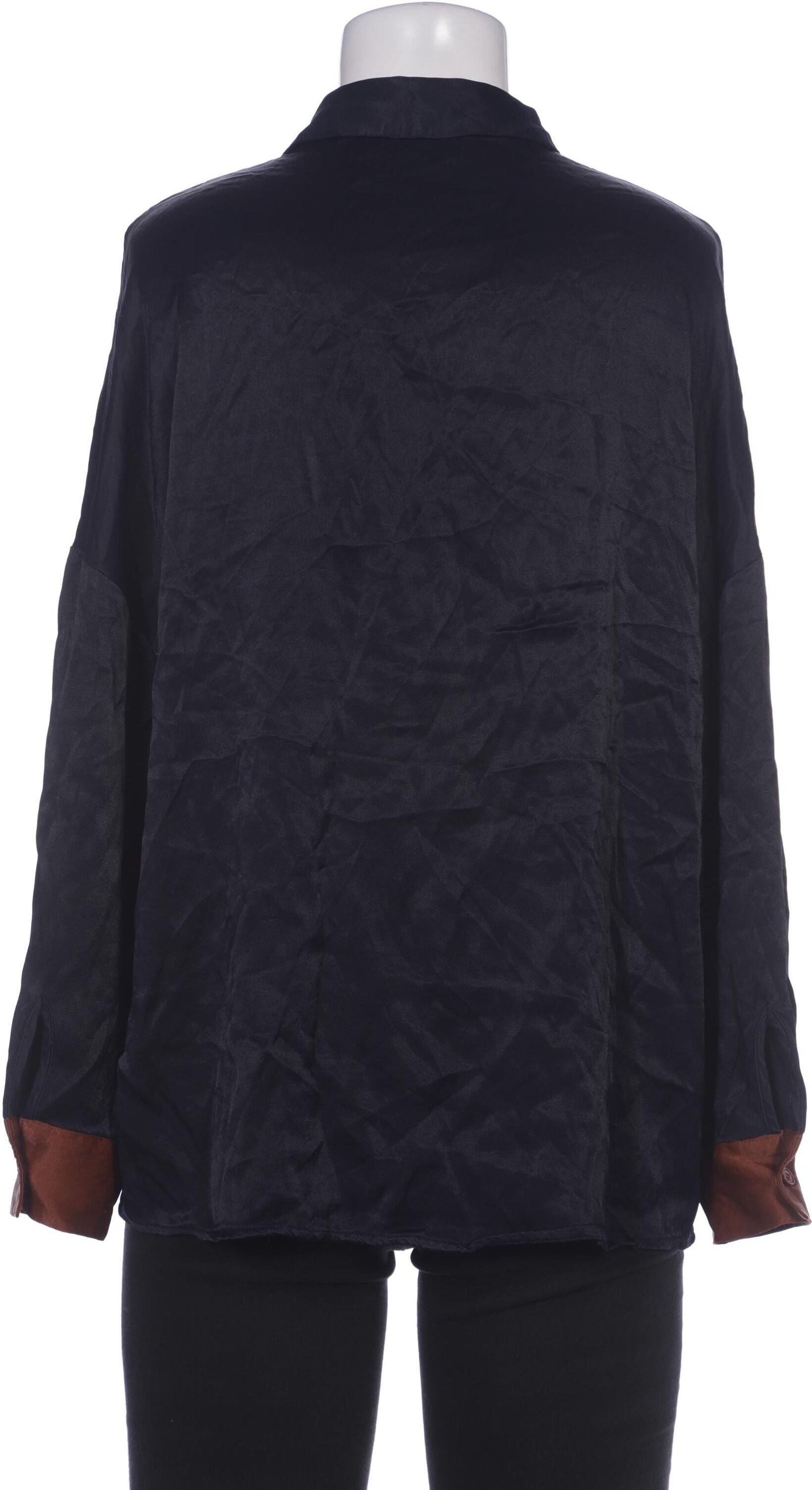 Essentiel Antwerp Damen Bluse, Marineblau, Gr. XS, Viskose - Second Hand