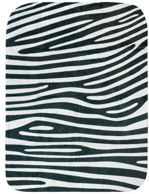 College Covers Zebra Print Throw Blanket