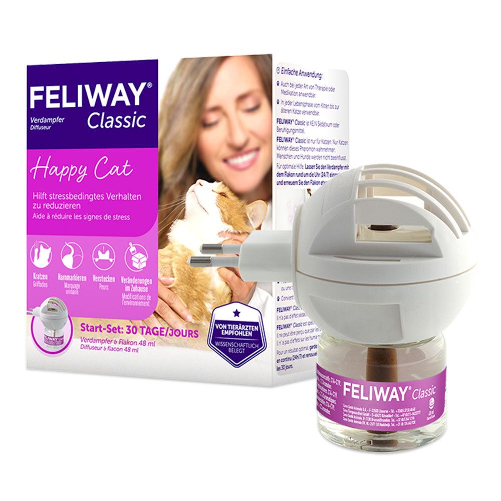 Feliway Classic Start-Set f.Katzen 48 ml Lösung für einen Vernebler