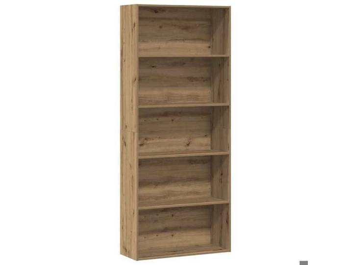 SALE 2026  Armoire étagère magazine Brun - Bibliothèque chêne artisanal 80x30x189cm - bois d'ingénierie PRO241408699