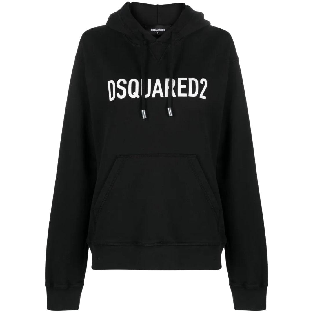 Dsquared2 Cool Fit Brand Logo Zwarte Hoodie