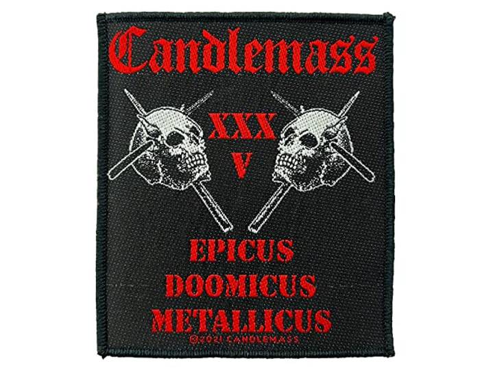 Candlemass - Patch voor de 35e trouwdag, 9 cm x 10 cm