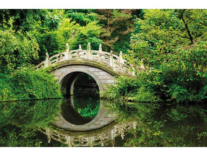 Fototapete PAPERMOON Japanese Garden , bunt, B:2m L:1,49m, Vlies, Tapeten, Fototapete