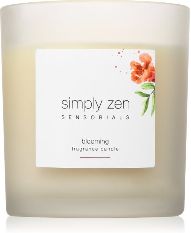 Simply Zen Sensorials Blooming Fragrance Candle bougie parfumée 120 g