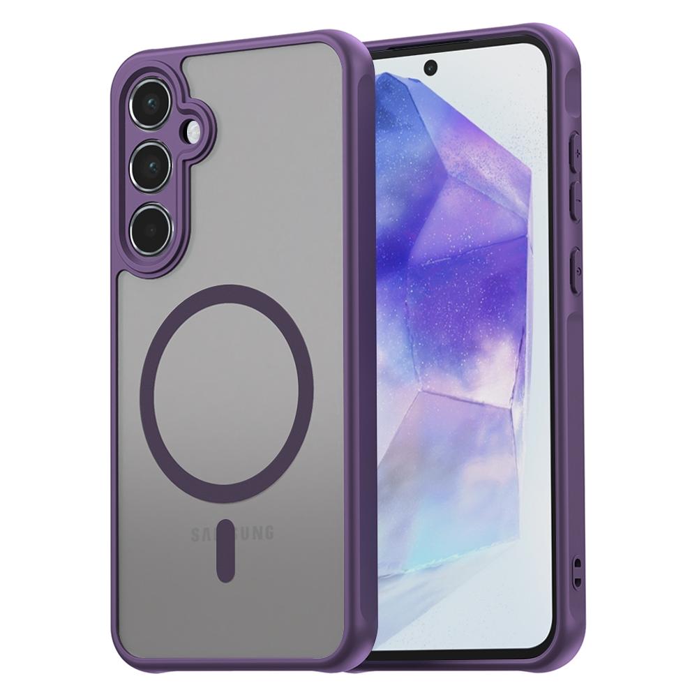 Techsuit - HaloFrost II MagSafe - Samsung Galaxy A55 5G - Purple (Samsung Galaxy A55) (59328845)