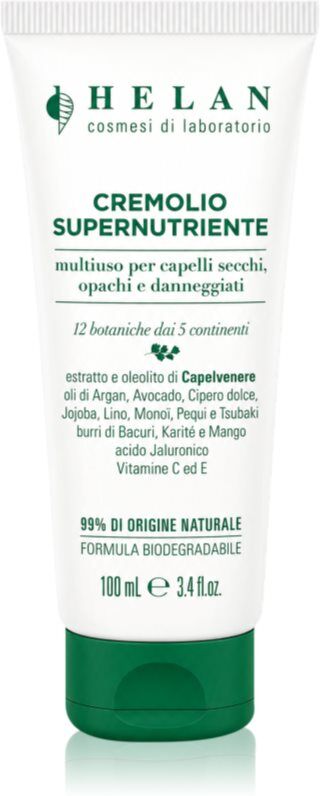 Helan CAPELVENERE Super-Nourishing Cream Oil soin nourrissant pour ongles secs et fragiles 100 ml