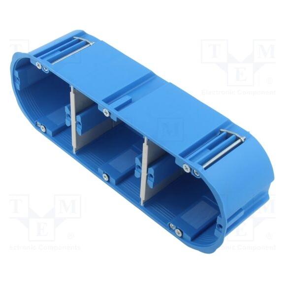 Simet Unterputzdose P3x60D 32104203 60 mm Dreifach-Register tiefblau (32104203)