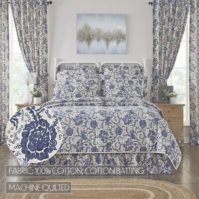 VHC Brands Dorset Navy Floral