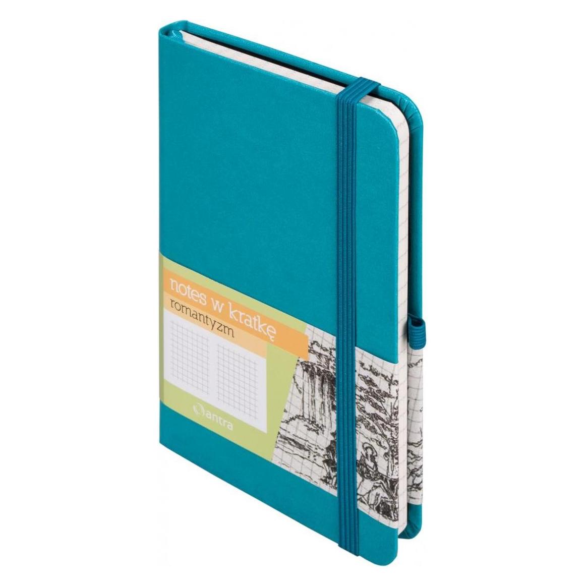 Antrax Notizbuch A6 Kariert Romantik Türkis ANTRA (A6, Kariert) (240098)