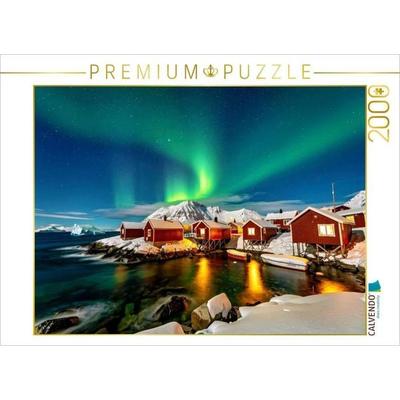 CALVENDO Puzzle Wenn das Nordlicht tanzt und die Zeit stillsteht. | 2000 Teile Lege-Größe 90x67cm Foto-Puzzle für glückliche Stunden, Sonstige von ,