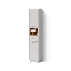 BADSCHRANK Temo Weiß 38 x 190 cm