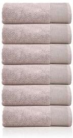 "Fabstyles Camelot Face Towel Zero Twist 600 GSM Cotton Set of 6 - 13""x13"""