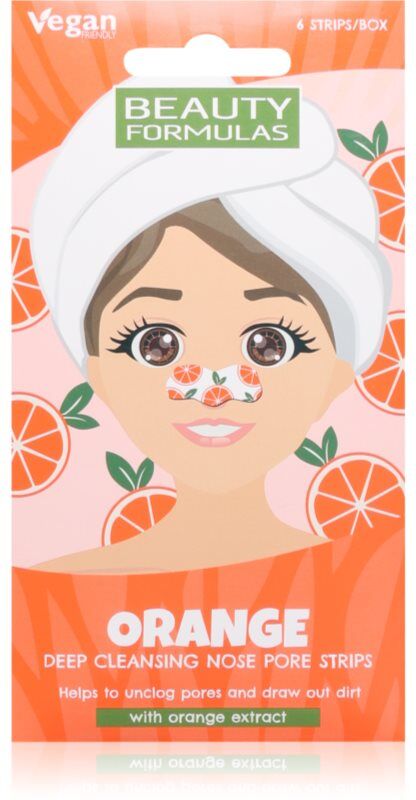 Beauty Formulas Orange treatment for pore tightening and blackhead removal 6 pc