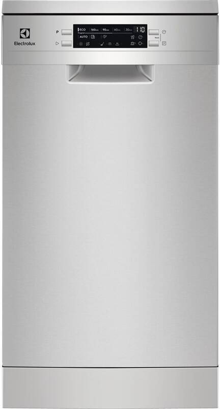 Electrolux ESS42220SX, Freistehend, Single (45 cm breit), Silber, Tasten, LED, 1,5 m