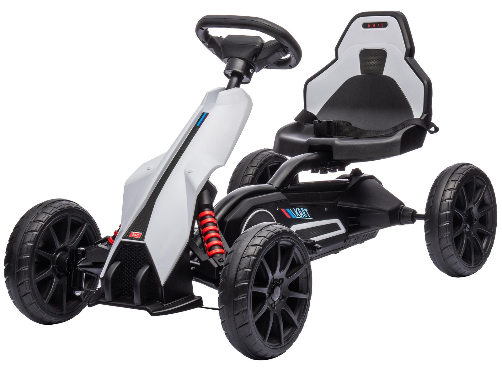 HOMCOM Elektrische kindergo-kart met 2 versnellingen, 3-5 km/u