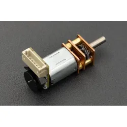 DFRobot Micro Metal Geared Motor mit Encoder, 530RPM, 30:1, 0.2kgcm, 60mA Leerlaufstrom, 6V