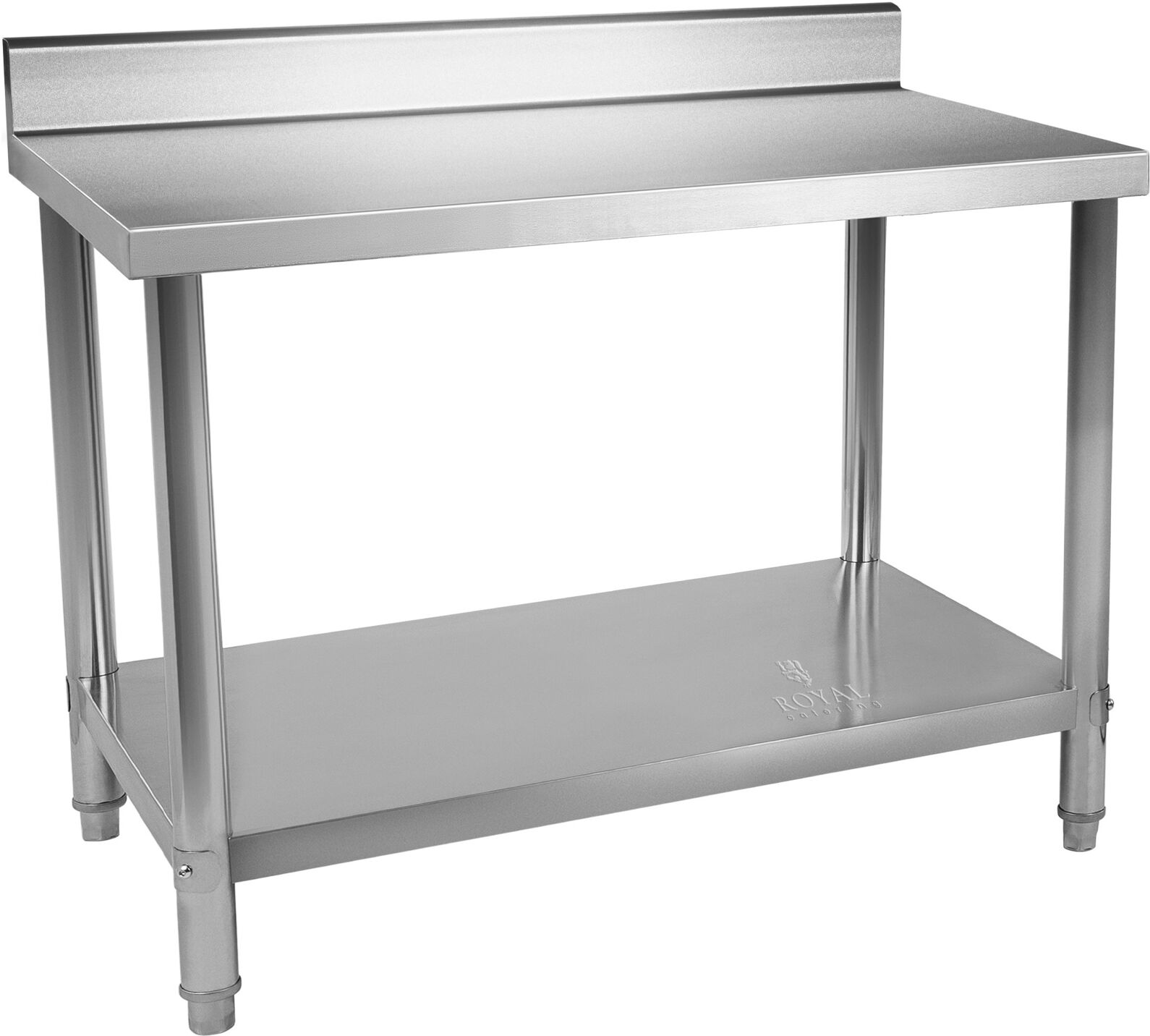 Royal Catering Tavolo inox - ECO - 100 x 70 cm - 250 kg - Alzatina -  RCAT-100/70-N