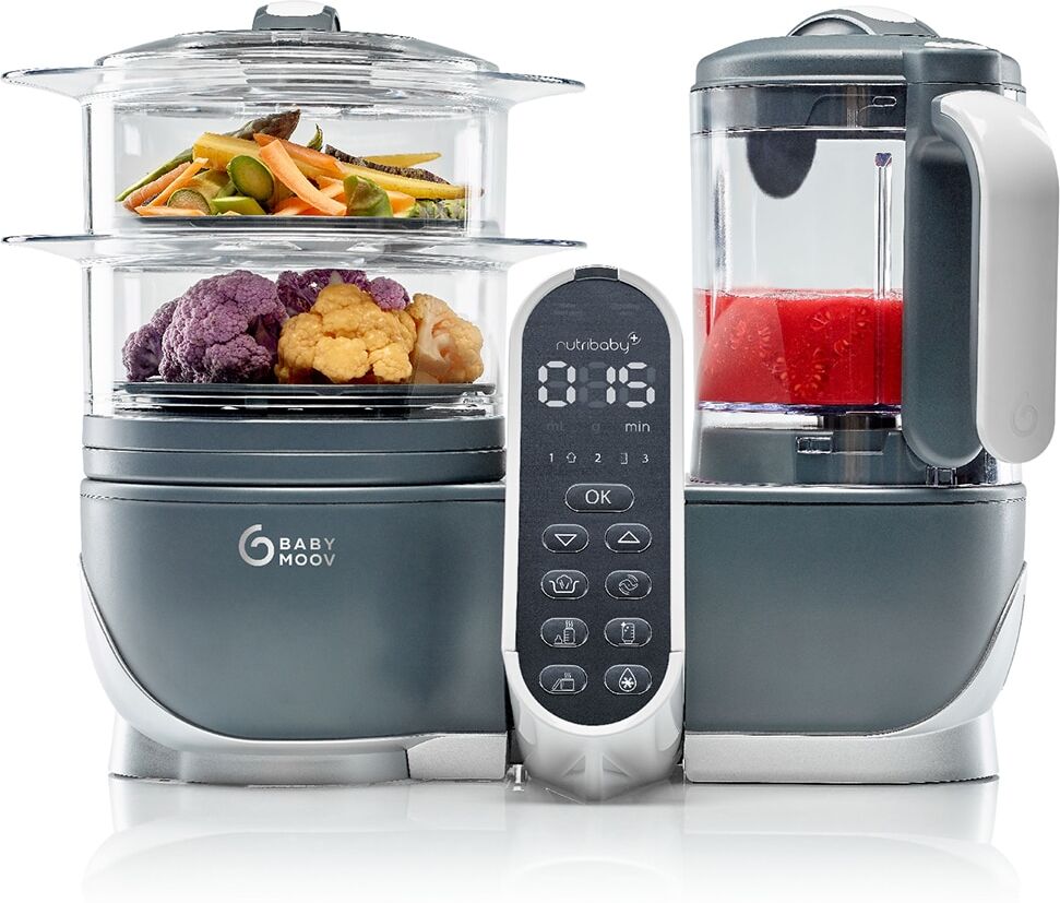 Babymoov Robot de cocina Nutribaby (+). Gris oscuro
