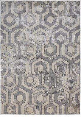 Grand Bazaar Orin Machine Made Distressed Modern Area Rug