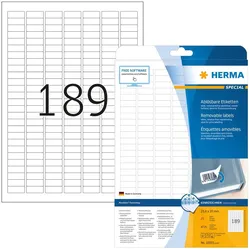 Herma, Etiketten, Etiketten