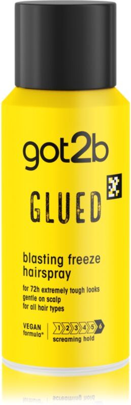 got2b Glued Blasting Freeze Hairspray laque cheveux fixation extra forte 100 ml
