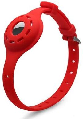 Uplifted Finds Silicone Anti Lost Pet Collar For Apple AirTag Protective Tracker s red