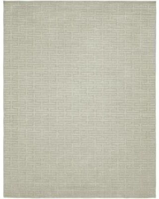 KALATY Pearl Neutral Wool/Viscose Handmade Area Rug