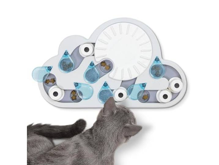 Nina Ottosson van Petstages Rainy Day Puzzle & Play - Interactieve kattensnoeppuzzel