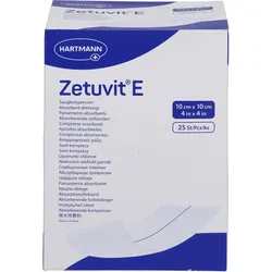 Zetuvit E Saugkompressen Steril 10x10 cm 25 ST
