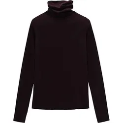 JEANNE BARET Damen Shirt REUNION TURTLE NECK T-SHIRT, Größe 38 in Schwarz Schwarz