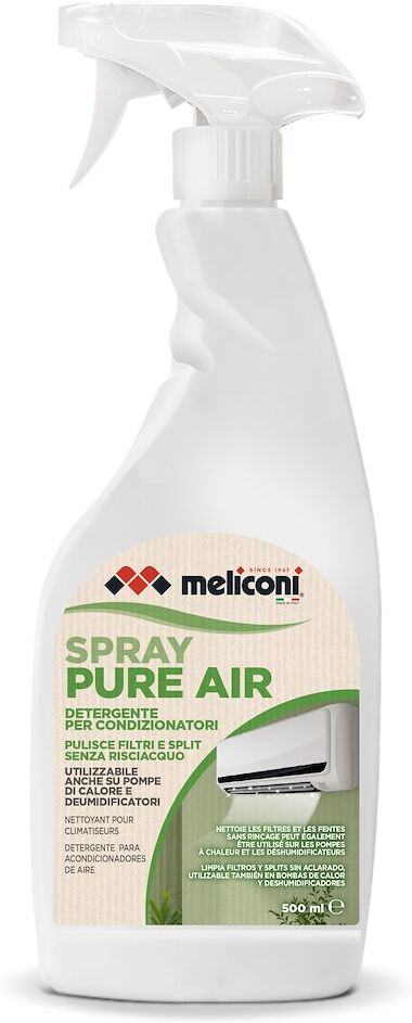 Spray pulizia condizionatori Meliconi 621028 Pure Air Green