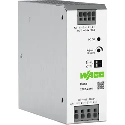Wago, Systemstromversorgung, 2587-2346 Primär getaktete Stromversorgung Base 3-ph DC 24V 10 A