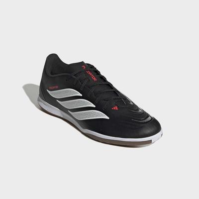 Fußballschuh ADIDAS PERFORMANCE "PREDATOR CLUB SALA, HALLENBÖDEN", Herren, Gr. 46, core schwarz, ftwr weiß, lucid rot, Synthetik, Schuhe Fußballschuh, für Halle und Straße