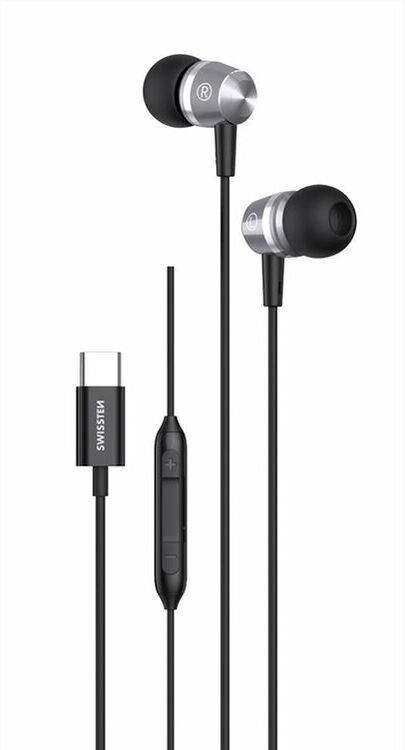 AURICULAR SWISSTEN USB-C METALLIC