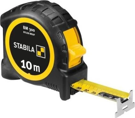 STABILA Maßband BM 300 NYLON-WRAP 19843, Stahl 10,0 m