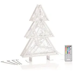 LUMIDA Xmas Design-Dekobaum Acryl-Design 37 Leuchtfunktionen, FB. outdoorgeeignet