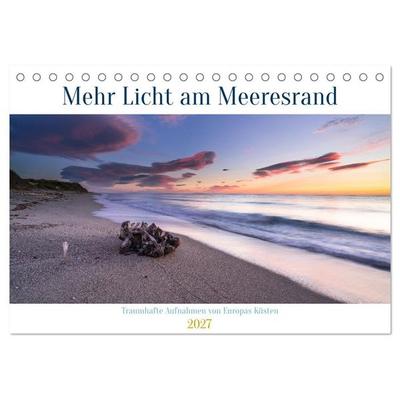 Mehr Licht am Meeresrand (Tischkalender 2027 DIN A5 quer), CALVENDO Monatskalender