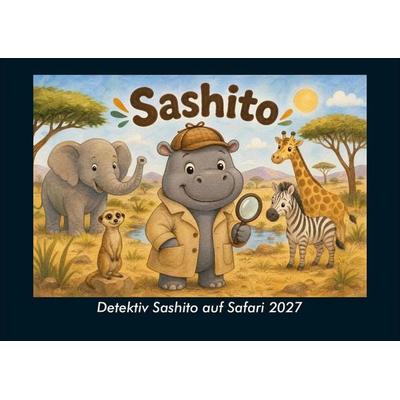 Detektiv Sashito auf Safari 2027 Fotokalender DIN A4, DIN A4 von Tobias Schmitt,Kevin Heber, Vero Kalender, 978-3-695-44678-0