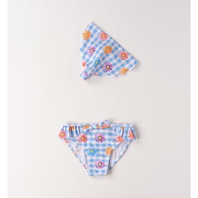Badeanzug IDO "BABY GIRL ACCESSORIES", Mädchen, Gr. 122, Einheitsgröße, light blau, multicolour, Polyester, Badeanzüge Badeanzug