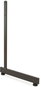 Econoco L-Shaped Leg for Grid Panel, Black (Pack of 12)