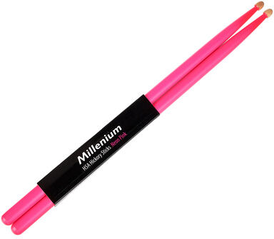 Millenium H5A Hickory Sticks Neon Pink Neon Pink
