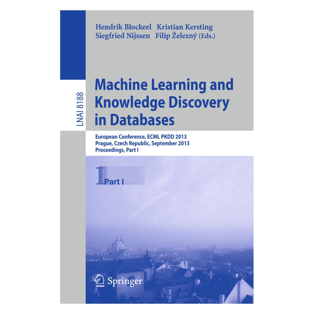 Springer Machine Learning and Knowledge Discovery in Databases (Englisch, Softcover, Filip Železný, Hendrik Blockeel, Kristian Kersting, Siegfried Nijssen) (15900466)