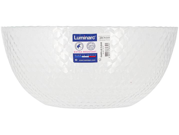 Schale Glas 24cm Pampille
